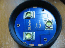 Светодиодный кластер в проставке подводного фонаря Lumen Ч6